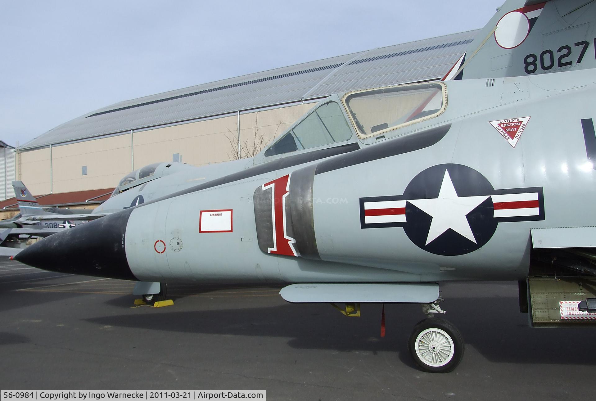 56-0984, Convair F-102A Delta Dagger C/N Not found 56-0984, Convair F-102A Delta Dagger at the Wings over the Rockies Air & Space Museum, Denver CO