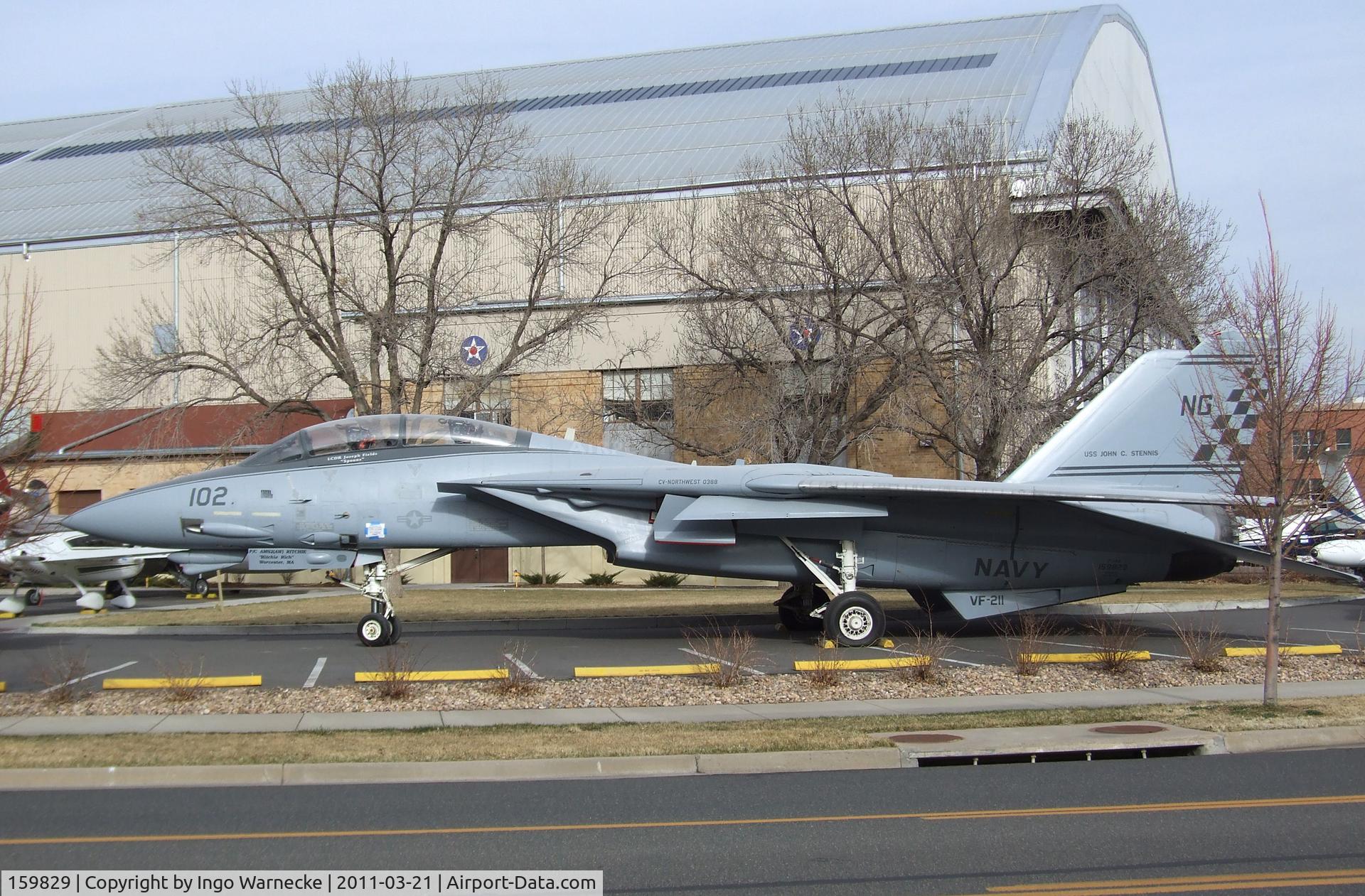 159829, Grumman F-14A Tomcat C/N 189, Grumman F-14A Tomcat at the Wings over the Rockies Air & Space Museum, Denver CO