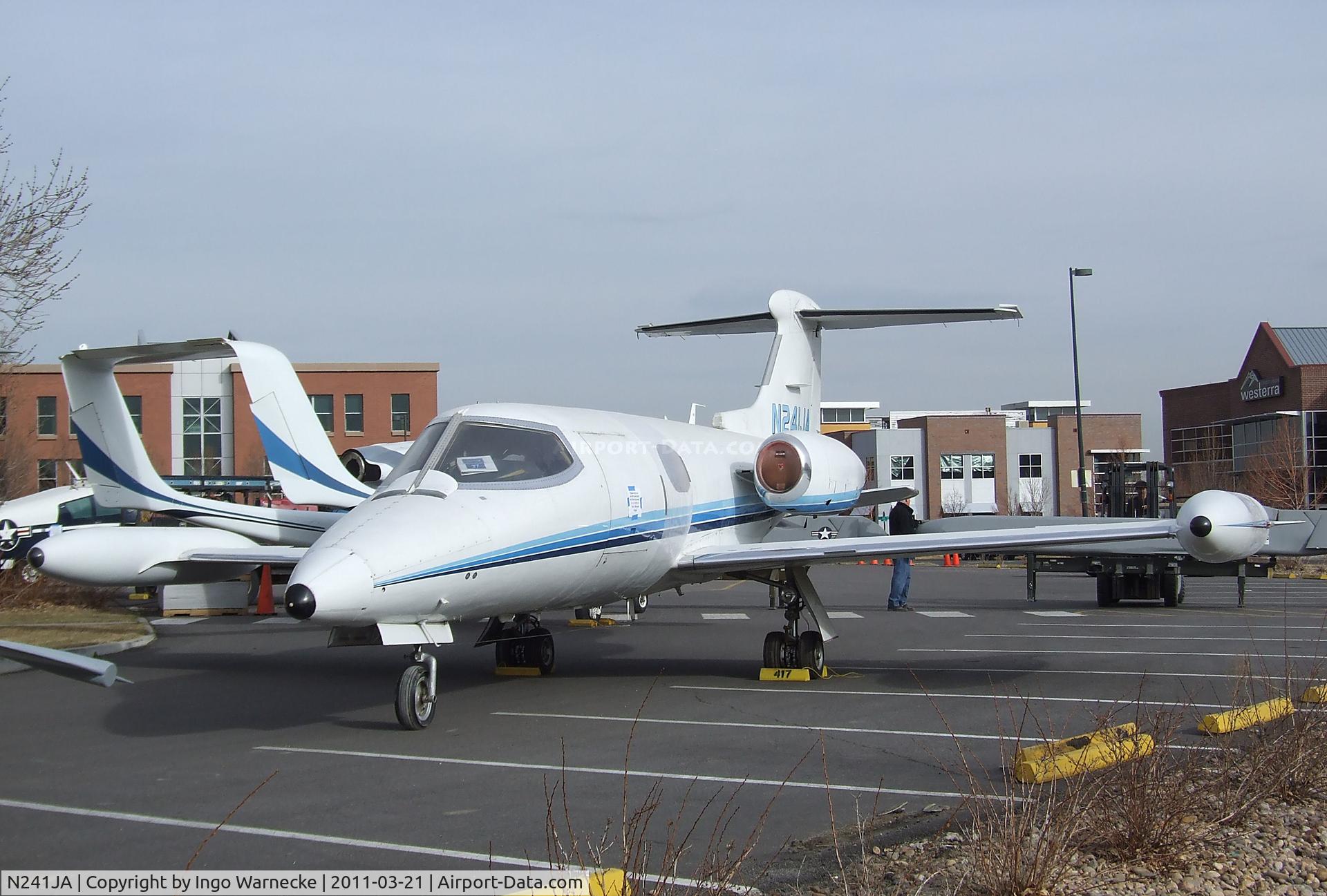N241JA, 1966 Learjet 24 C/N 131, Learjet 24 at the Wings over the Rockies Air & Space Museum, Denver CO