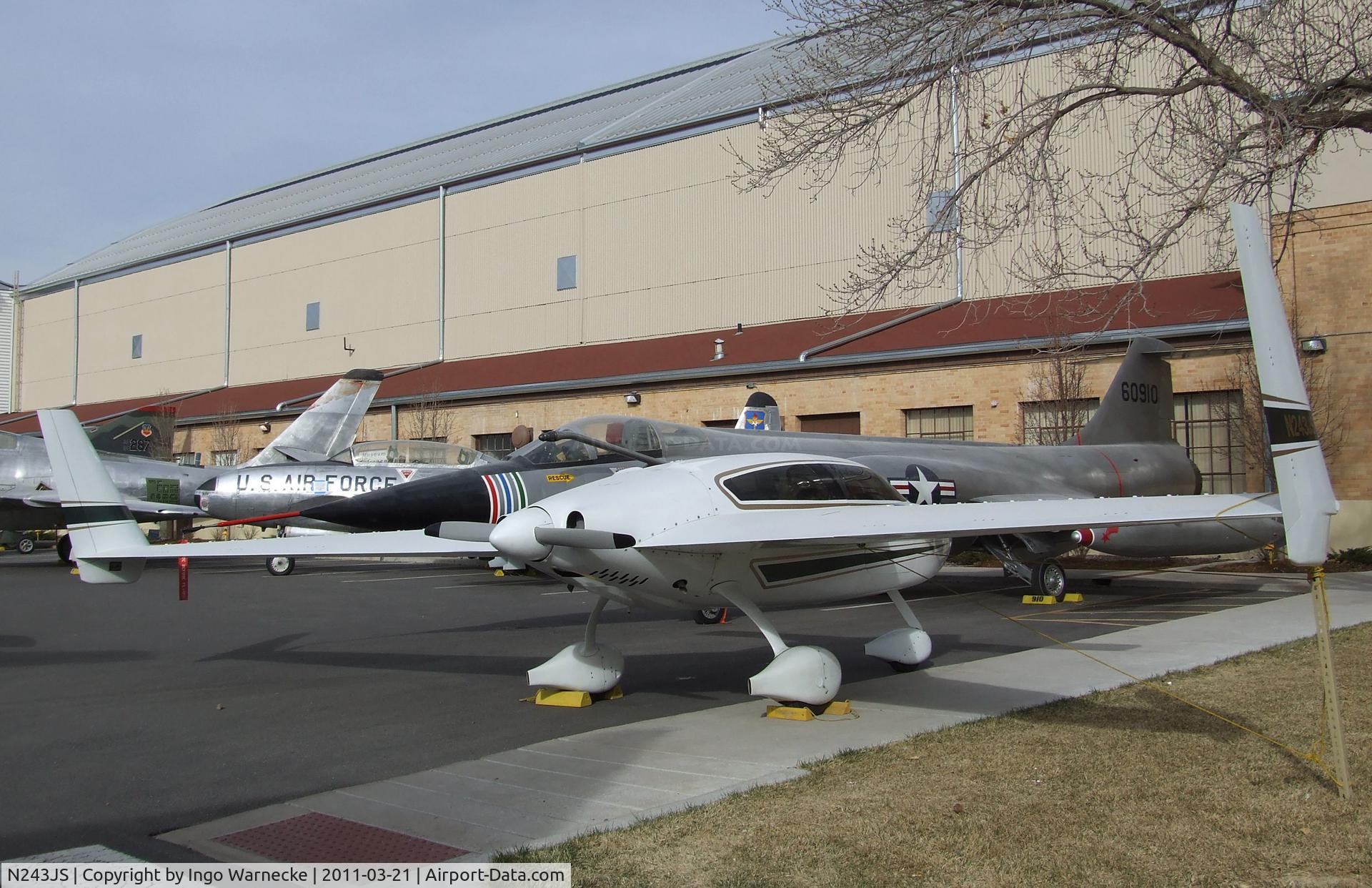 N243JS, 2001 Velocity Velocity XL FG C/N 3FX012, Velocity (J.M. Saurer) Velocity XLFG at the Wings over the Rockies Air & Space Museum, Denver CO