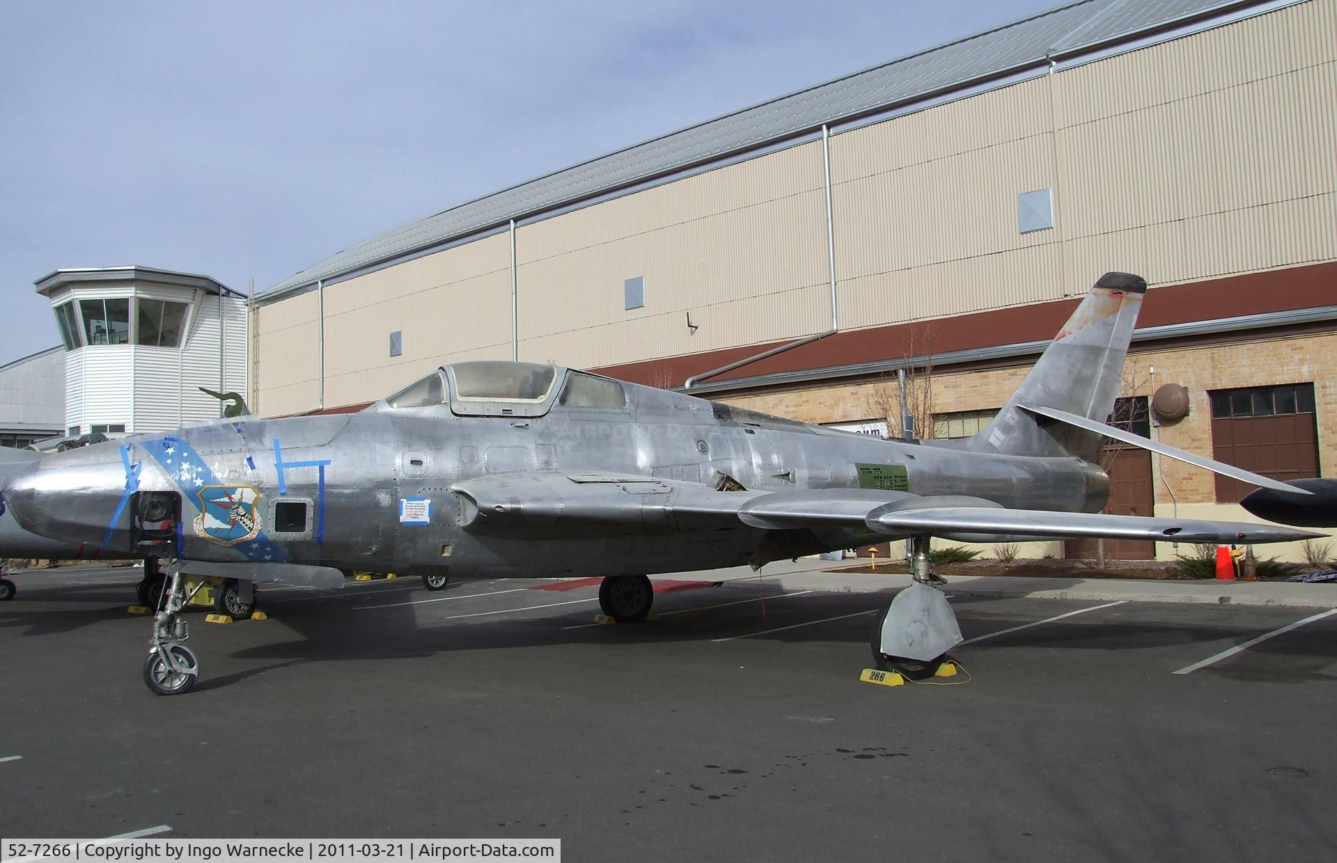 52-7266, 1952 Republic RF-84K Thunderflash C/N Not found 52-7266, Republic RF-84K Thunderflash at the Wings over the Rockies Air & Space Museum, Denver CO