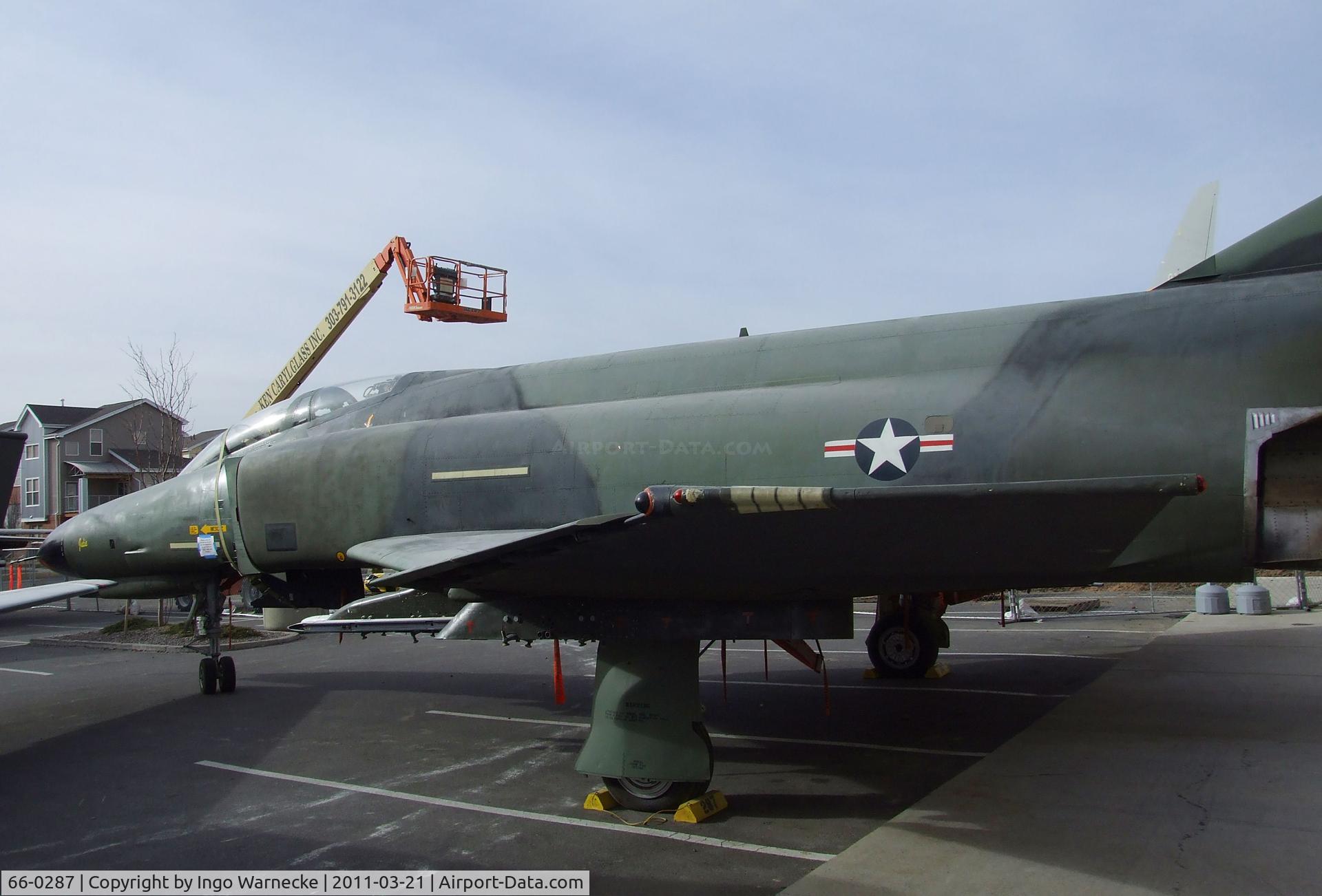 66-0287, 1966 McDonnell GF-4E Phantom II C/N 2280, McDonnell F-4E Phantom II at the Wings over the Rockies Air & Space Museum, Denver CO