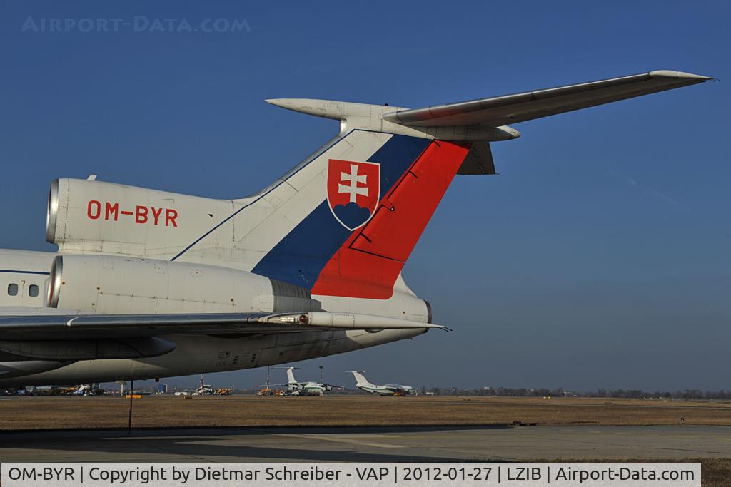 OM-BYR, 1998 Tupolev Tu-154M C/N 98A1012, Slovak Government Tupolev 154
