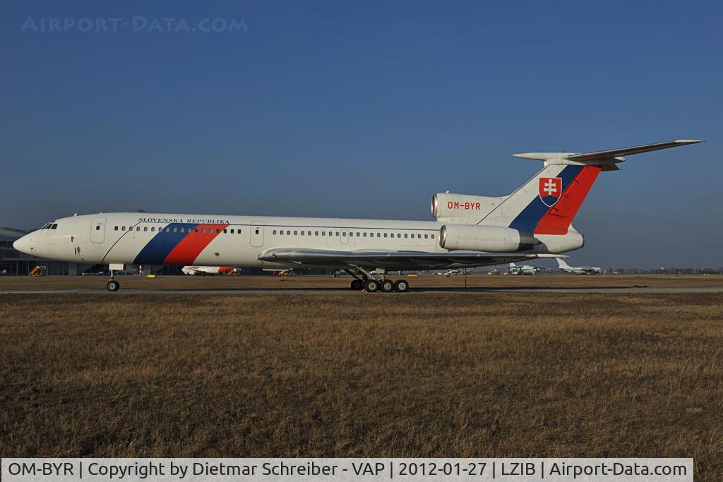 OM-BYR, 1998 Tupolev Tu-154M C/N 98A1012, Slovak Government Tupolev 154