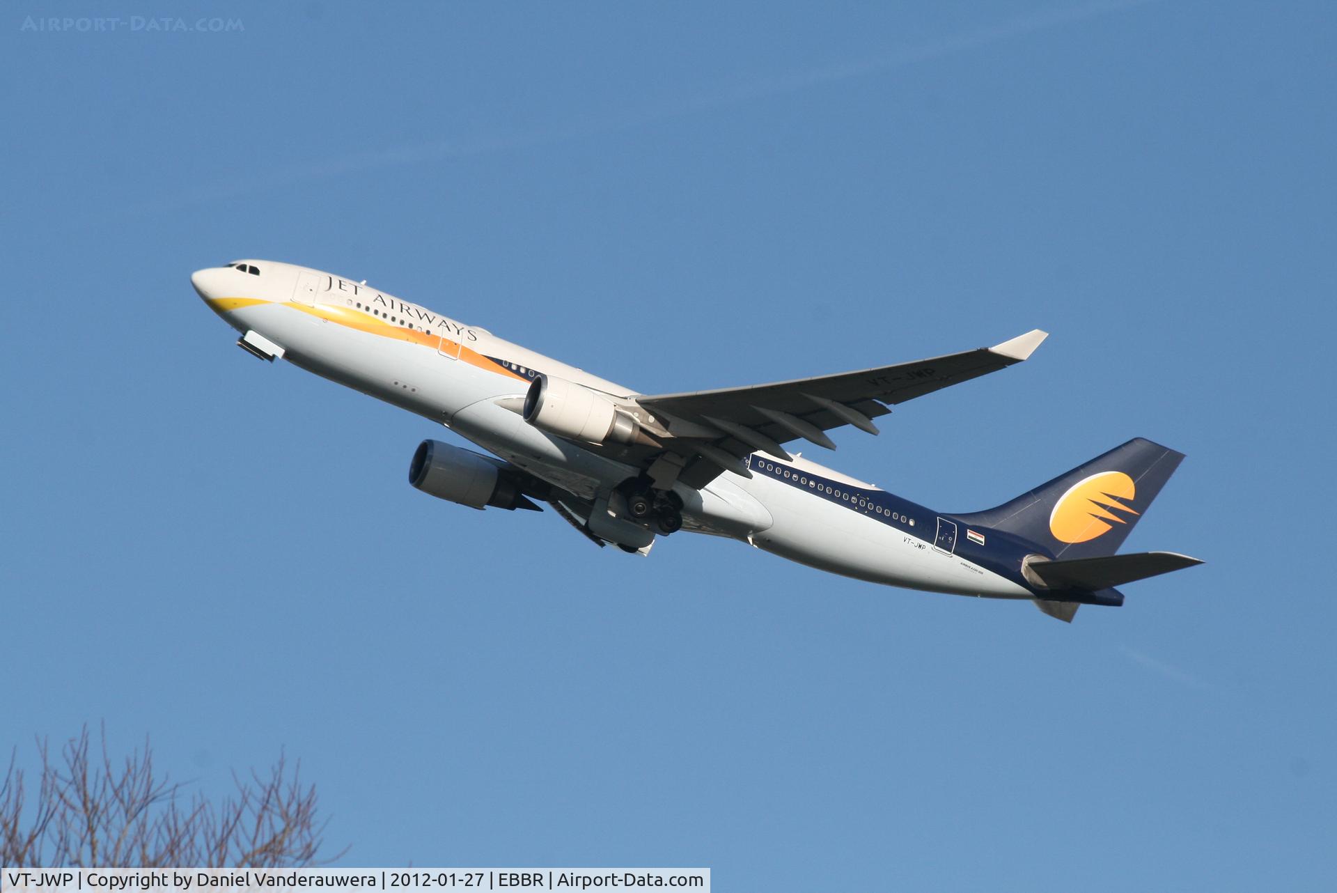 VT-JWP, 2008 Airbus A330-202 C/N 947, Flight 9W229 is climbing from RWY 25R