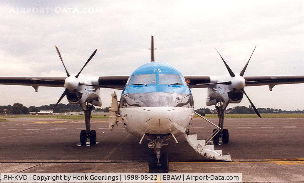 PH-KVD, 1990 Fokker 50F C/N 20197, KLM cityhopper