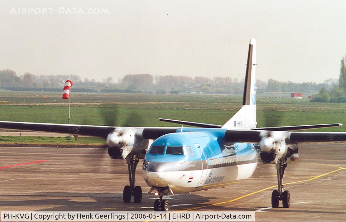 PH-KVG, 1991 Fokker 50 C/N 20211, KLM cityhopper
