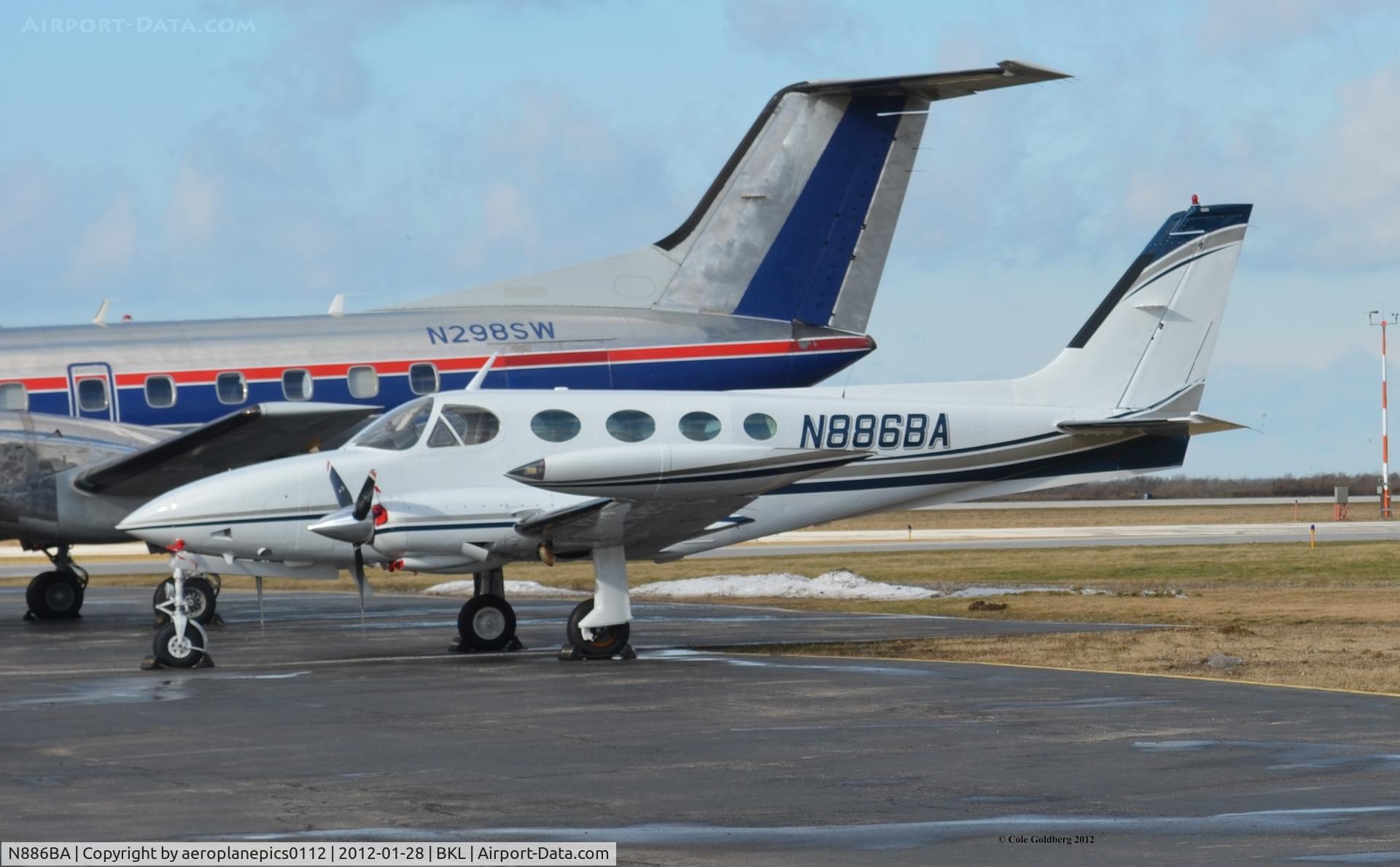 N886BA, 1981 Cessna 340A C/N 340A1269, N886BA seen at Burke Lakefront.