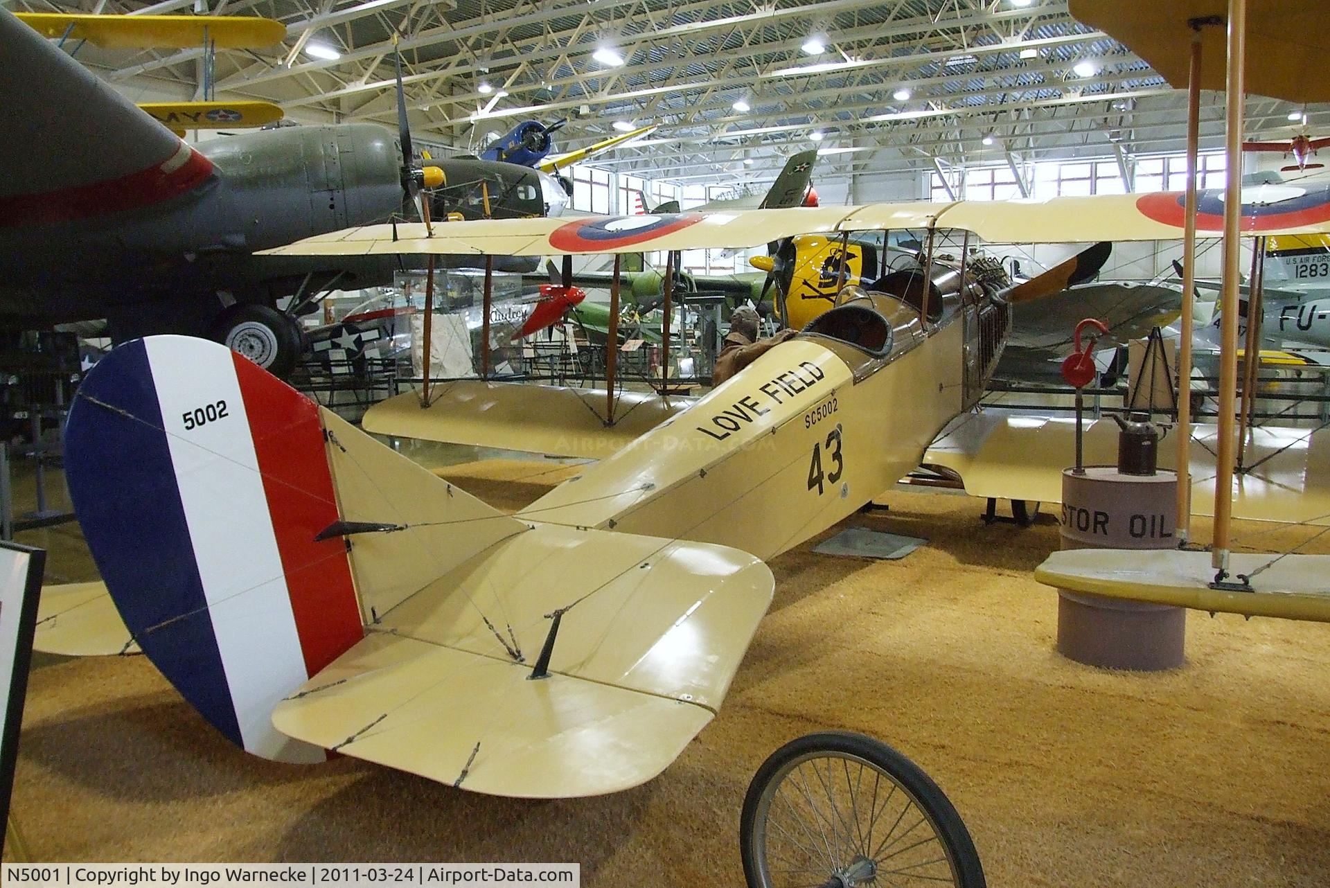 N5001, 1918 Curtiss JN-4C Jenny C/N 5002, Curtiss JN-4D at the Hill Aerospace Museum, Roy UT