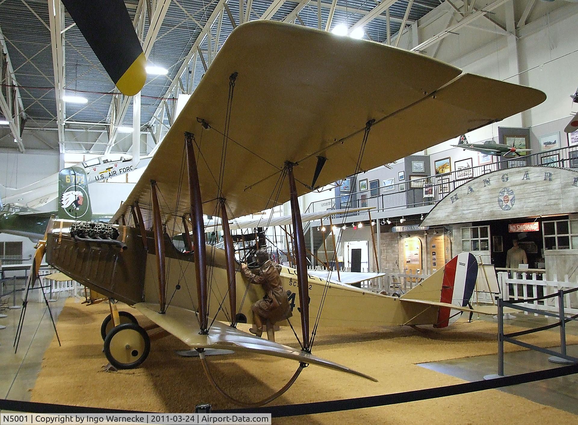N5001, 1918 Curtiss JN-4C Jenny C/N 5002, Curtiss JN-4D at the Hill Aerospace Museum, Roy UT