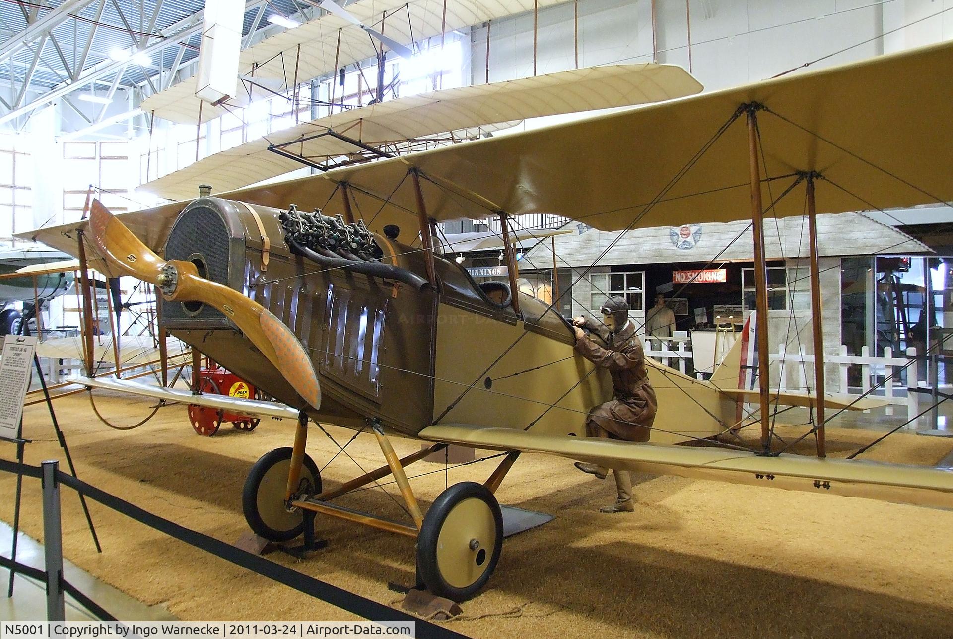 N5001, 1918 Curtiss JN-4C Jenny C/N 5002, Curtiss JN-4D at the Hill Aerospace Museum, Roy UT