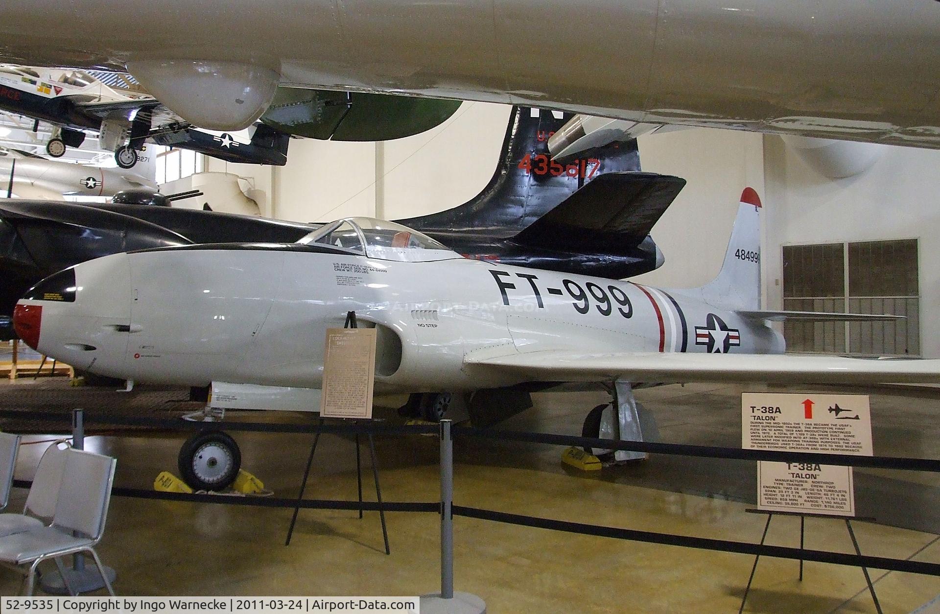 52-9535, 1952 Lockheed T-33A Shooting Star C/N 580-7670, Lockheed T-33A, rebuilt to represent a F-80 Shooting Star (48-4999), at the Hill Aerospace Museum, Roy UT