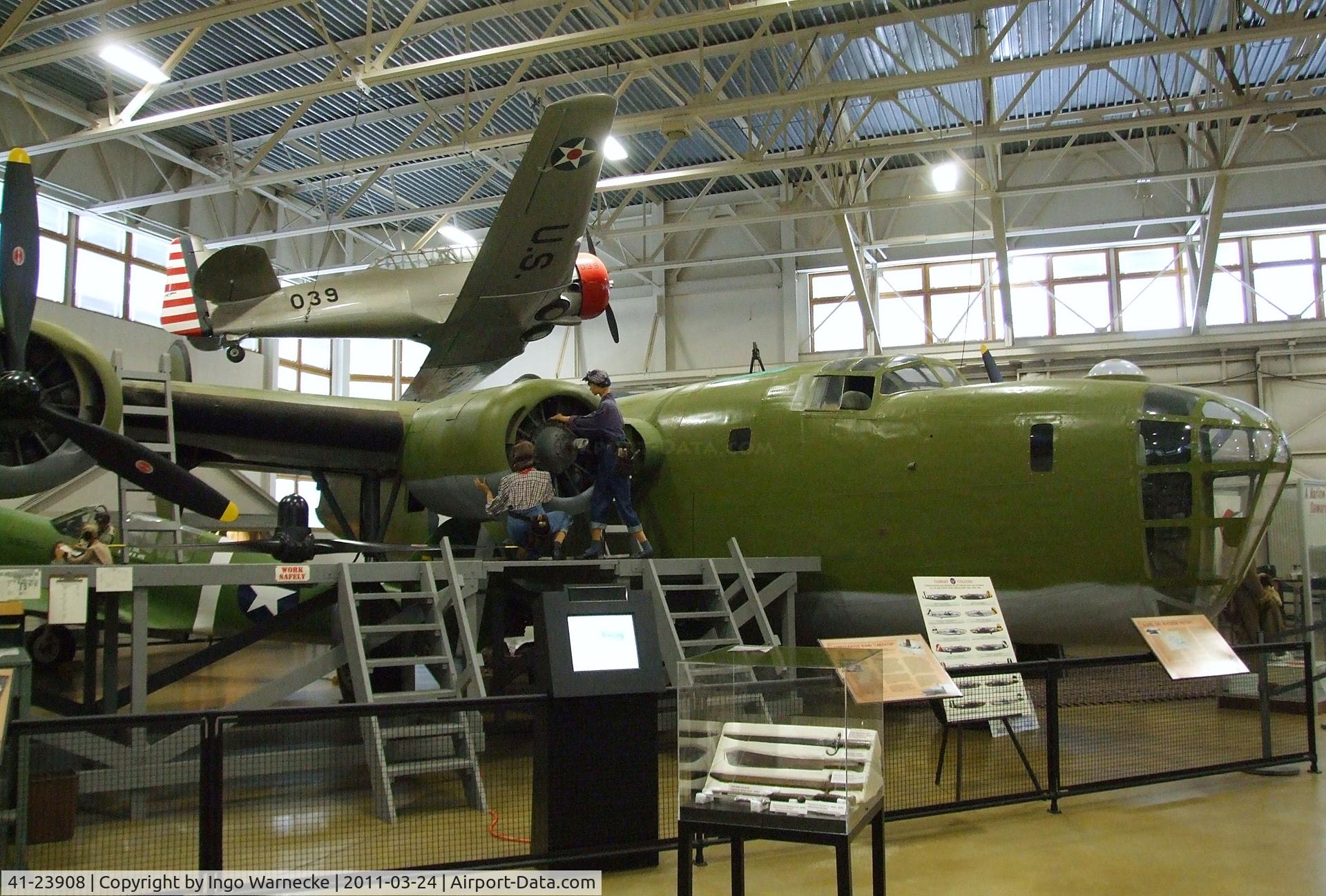 41-23908, Consolidated B-24D Liberator C/N 703, Consolidated B-24D Liberator at the Hill Aerospace Museum, Roy UT