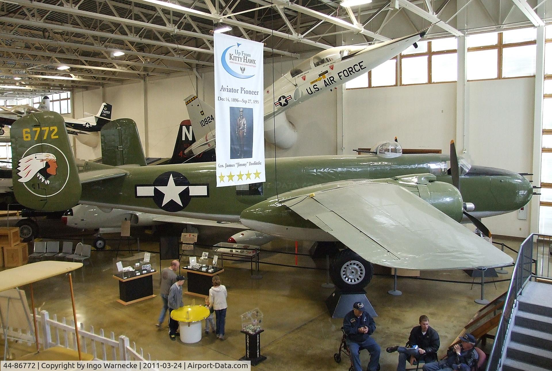 44-86772, 1944 North American B-25J Mitchell Mitchell C/N 108-37566, North American B-25J Mitchell at the Hill Aerospace Museum, Roy UT