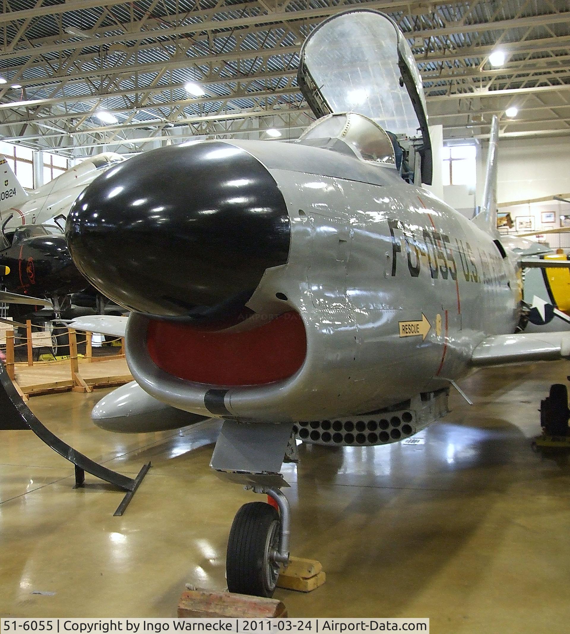 51-6055, 1951 North American F-86L Sabre C/N 173-199, North American F-86L Sabre at the Hill Aerospace Museum, Roy UT