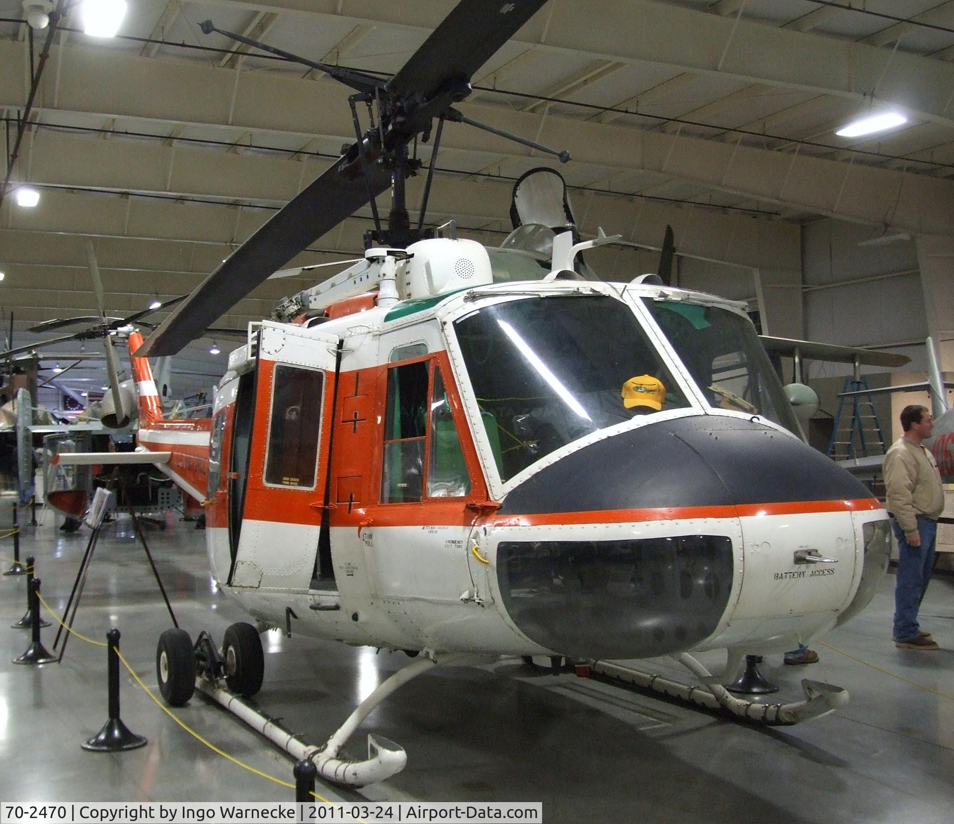 70-2470, Bell HH-1H Iroquois C/N 17114, Bell HH-1H Iroqouis at the Hill Aerospace Museum, Roy UT