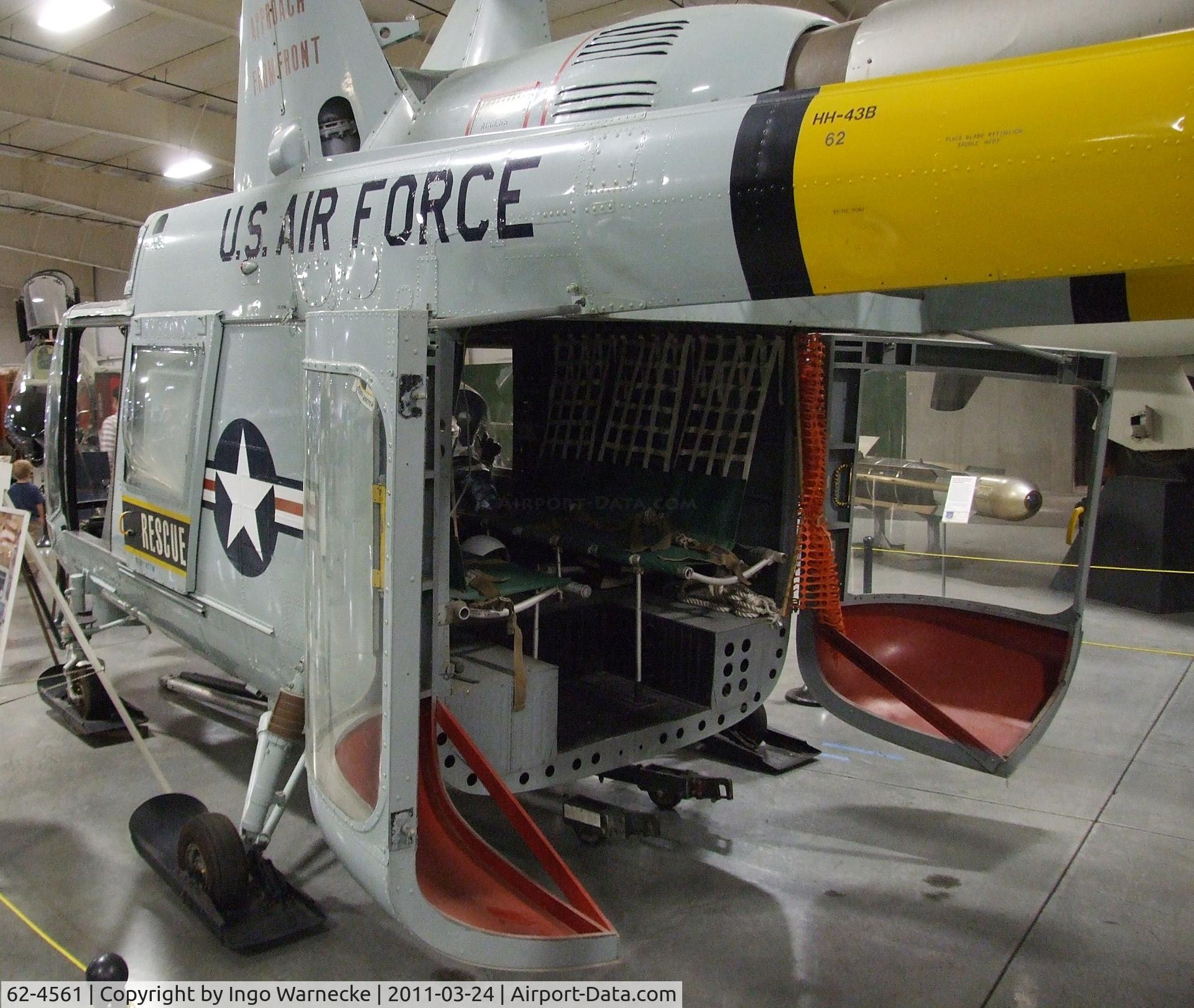 62-4561, Kaman HH-43F Huskie C/N 187, Kaman HH-43F Huskie at the Hill Aerospace Museum, Roy UT