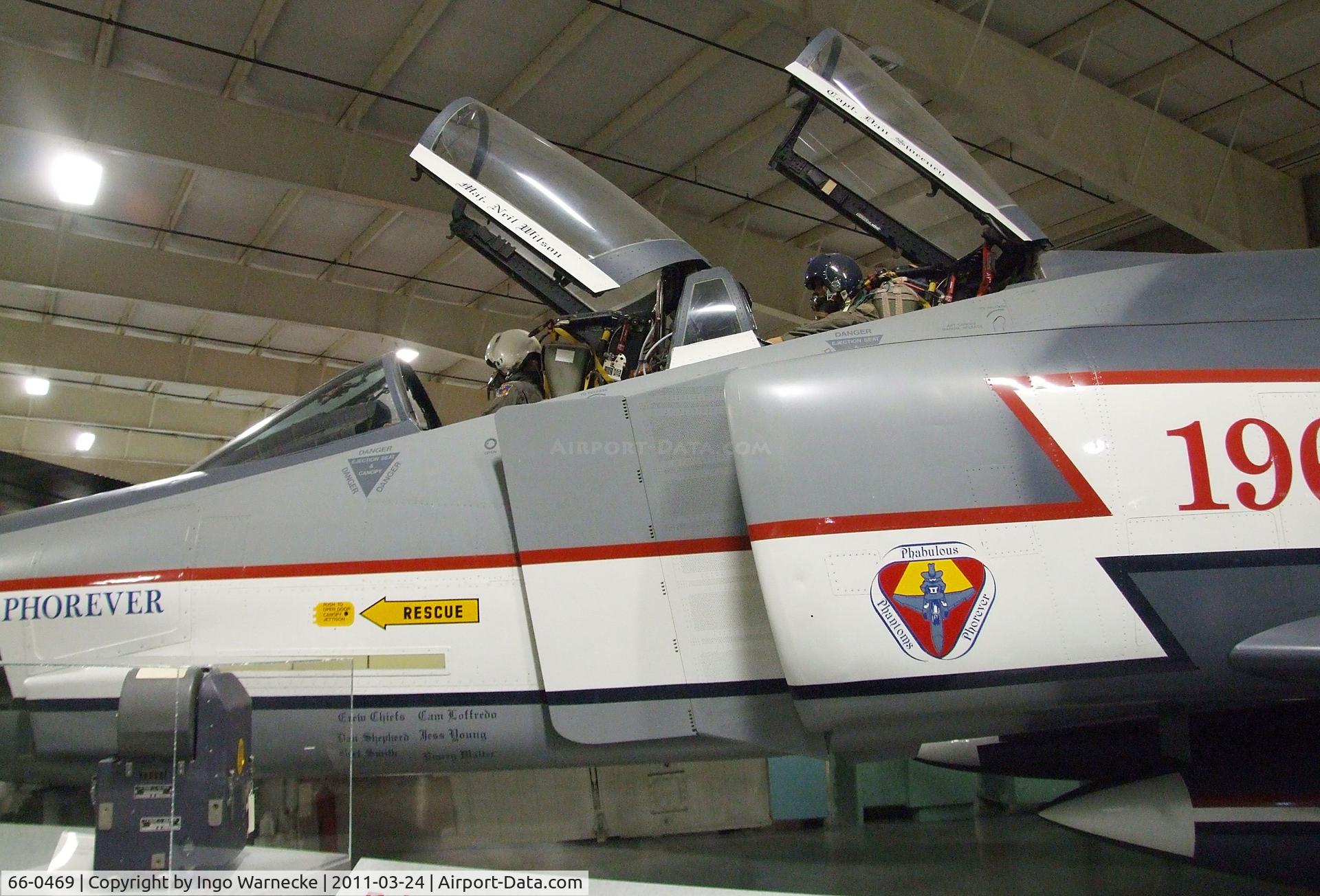 66-0469, 1966 McDonnell RF-4C Phantom II C/N 2632, McDonnell Douglas RF-4C Phantom II at the Hill Aerospace Museum, Roy UT