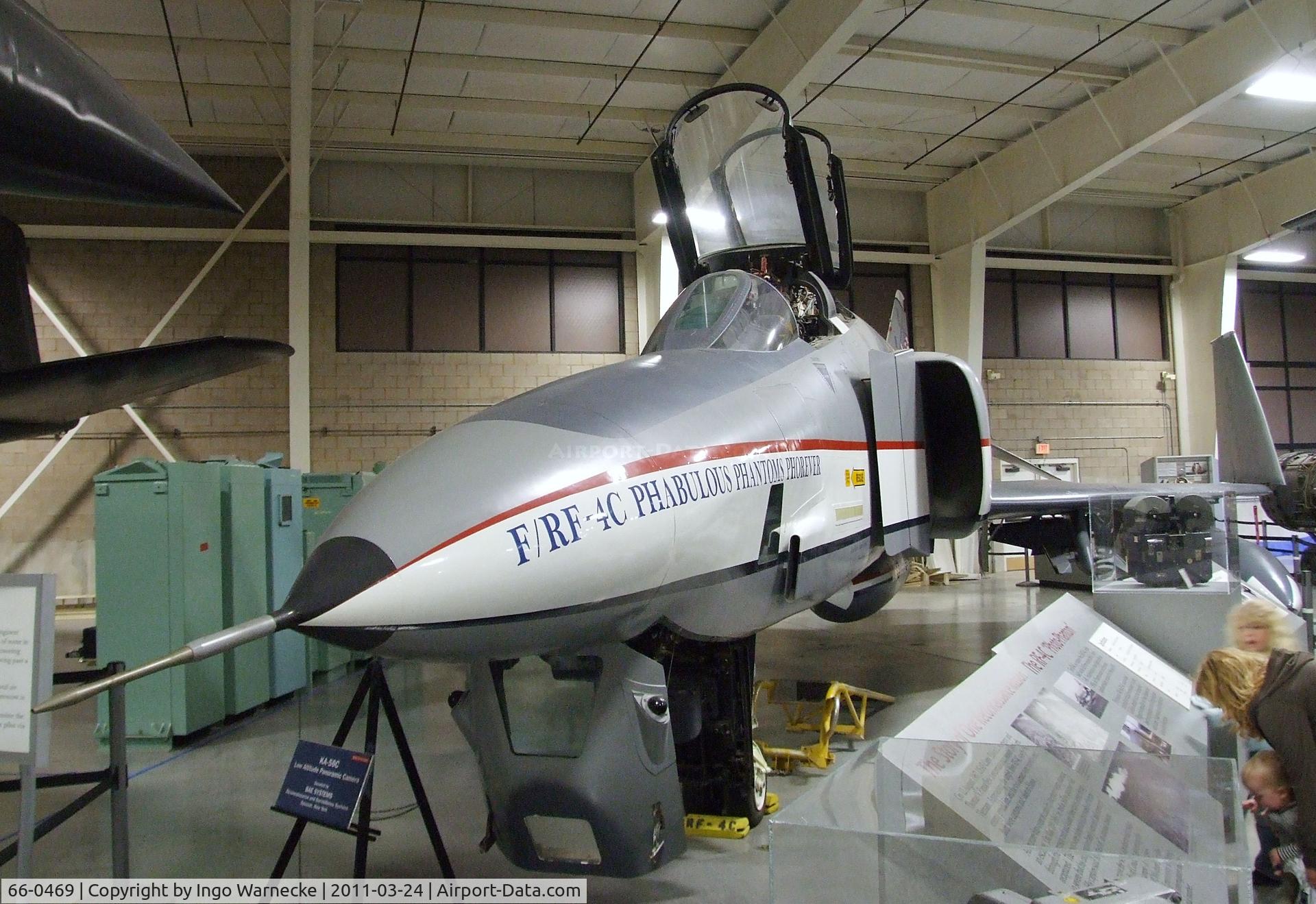 66-0469, 1966 McDonnell RF-4C Phantom II C/N 2632, McDonnell Douglas RF-4C Phantom II at the Hill Aerospace Museum, Roy UT