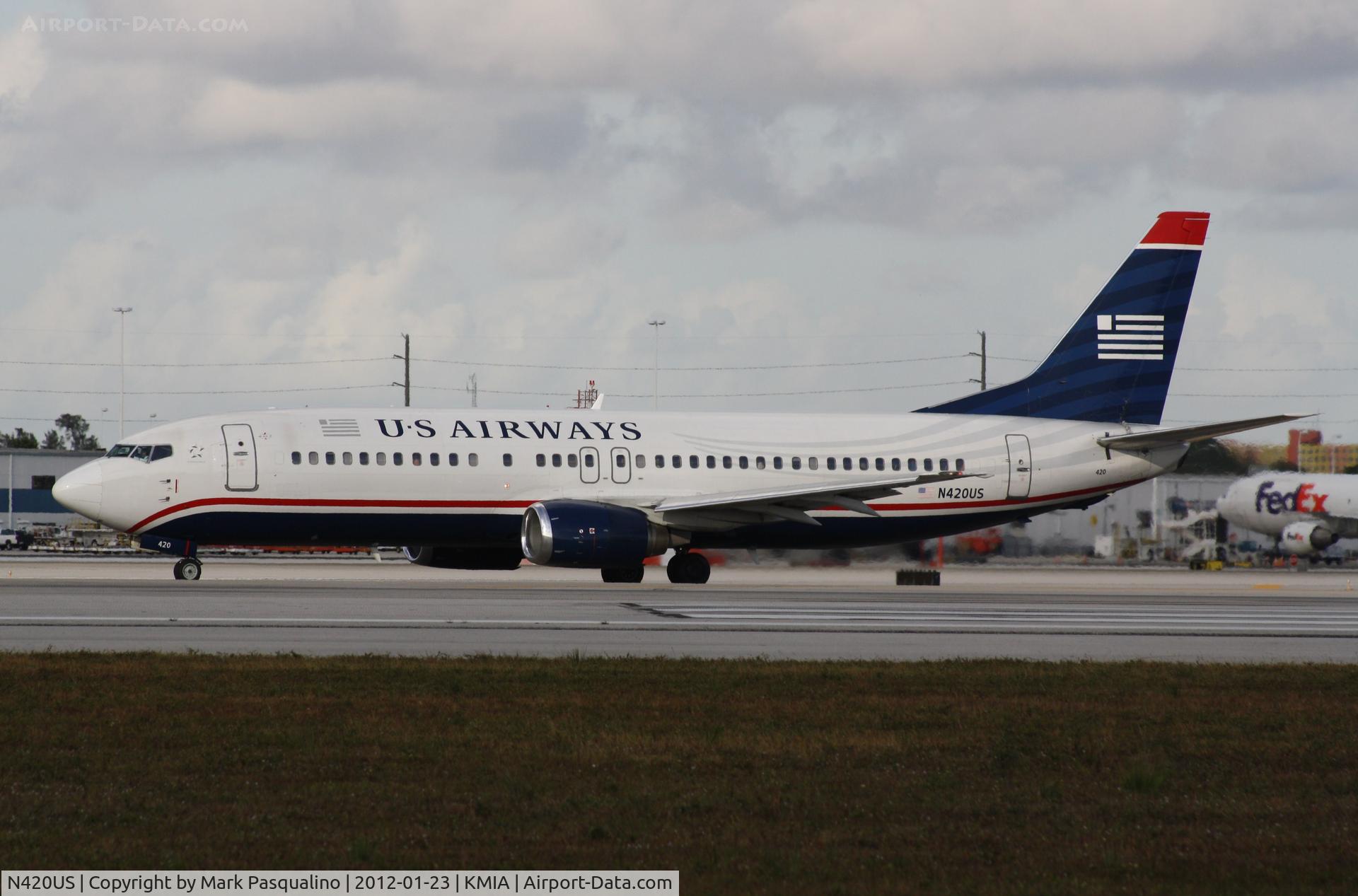 N420US, 1989 Boeing 737-401 C/N 23987, Boeing 737-400
