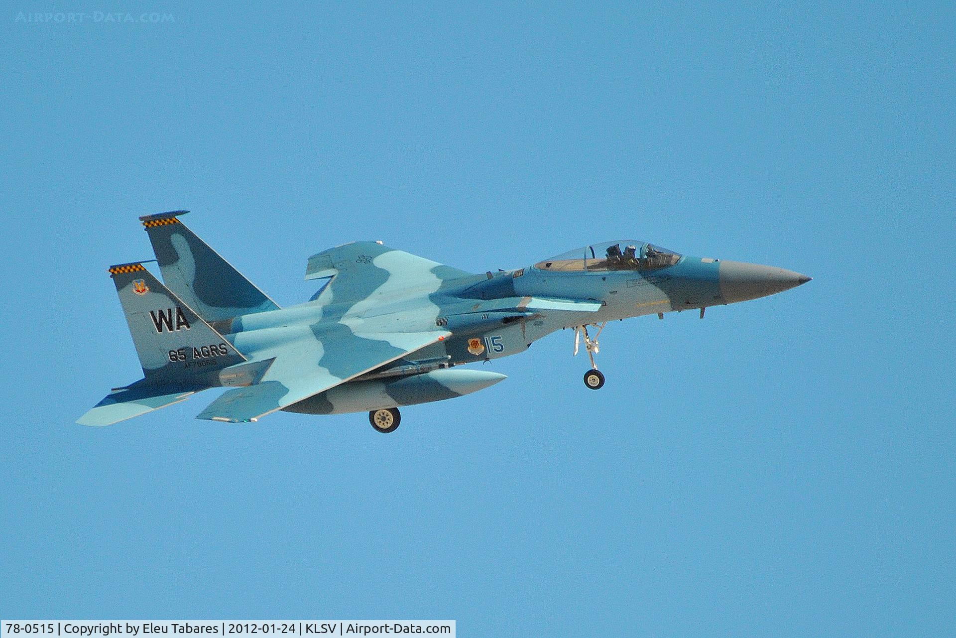 78-0515, 1978 McDonnell Douglas F-15C Eagle C/N 0501/C048, Taken during Red Flag Exercise at Nellis Air Force Base, Nevada.