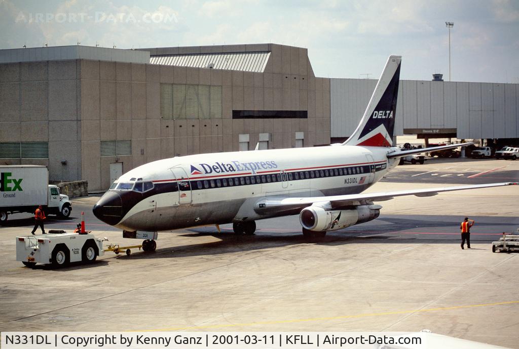 N331DL, 1984 Boeing 737-232 C/N 23103, Delta Express B737-232 @ KFLL