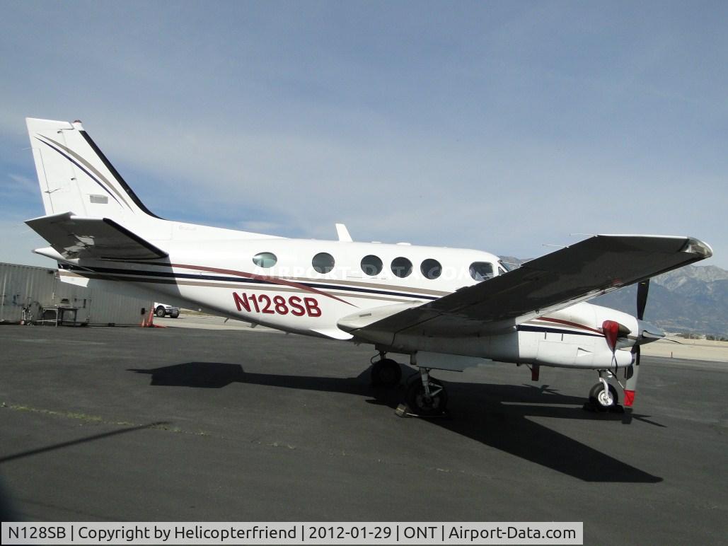 N128SB, 1997 Raytheon Aircraft Company C90A C/N LJ-1503, Parked on the southside