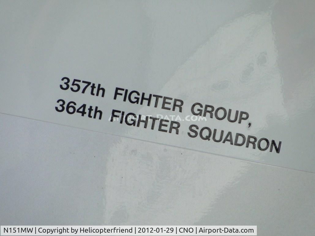 N151MW, 1945 North American P-51D Mustang C/N 124-48386, The 357th operated P-51 Mustang aircraft as part of the U.S. Eighth Air Force and its members were known unofficially as 