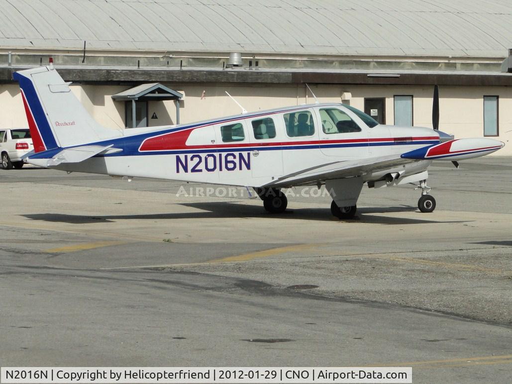 N2016N, 1978 Beech A36 Bonanza 36 C/N E-1313, Parked by Advantage Avionics