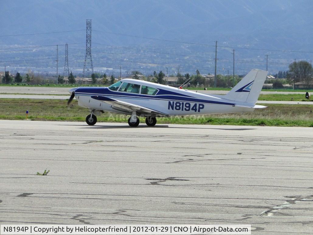 N8194P, 1963 Piper PA-24-250 Comanche C/N 24-3450, Taxiing back towards the hangers