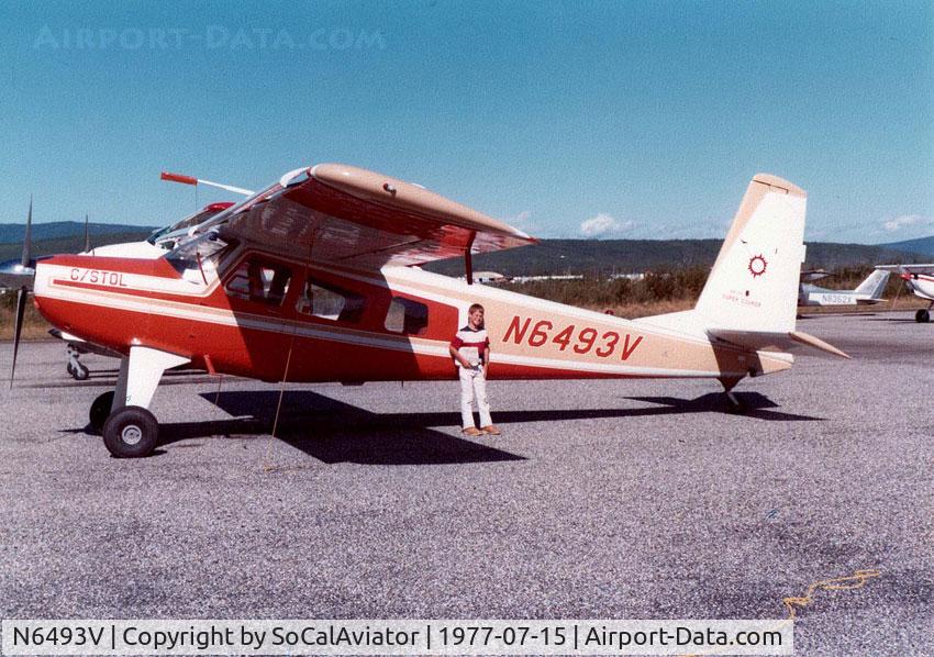 N6493V, 1973 Helio H-295-1400 Super Courier C/N 1458, Me with my Dad's old Helio Courier in the 1970s during our trip to Alaska.