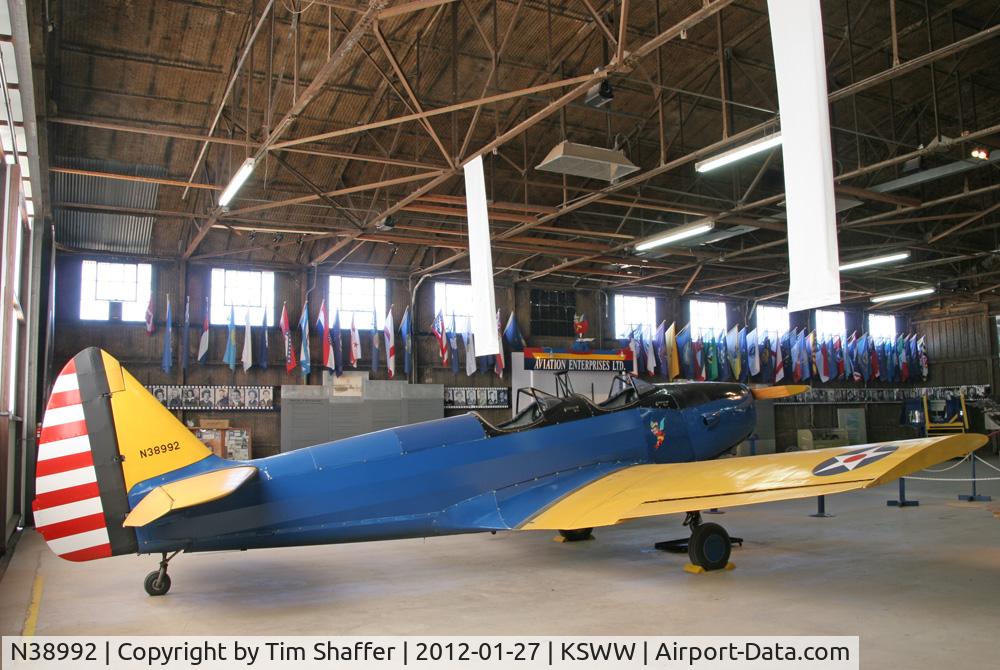 N38992, 1944 Fairchild PT-19 C/N 9014AE, Photographed at the WASP Museum in Sweetwater, TX.