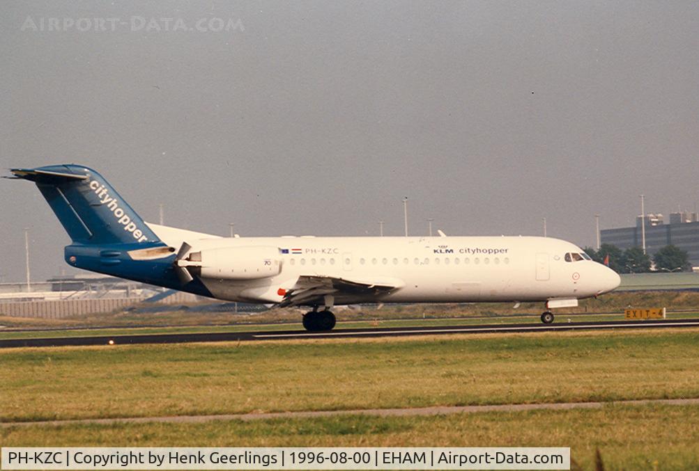 PH-KZC, 1996 Fokker 70 (F-28-0070) C/N 11566, KLM Cityhopper