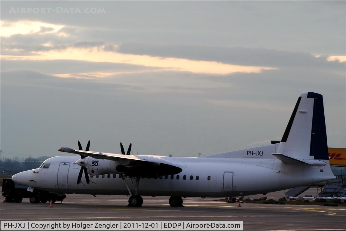 PH-JXJ, 1991 Fokker 50 C/N 20232, Might be the first time here....