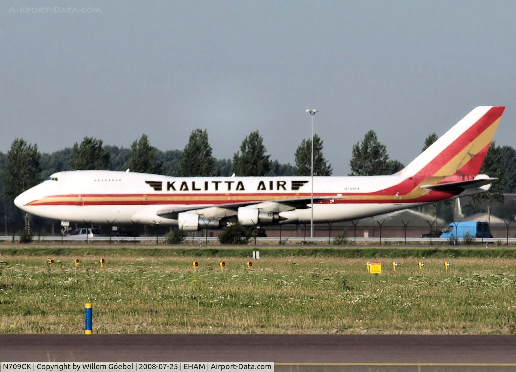 N709CK, 1971 Boeing 747-132 C/N 20247, Taxi to the Cargo gate of Schiphol Airport