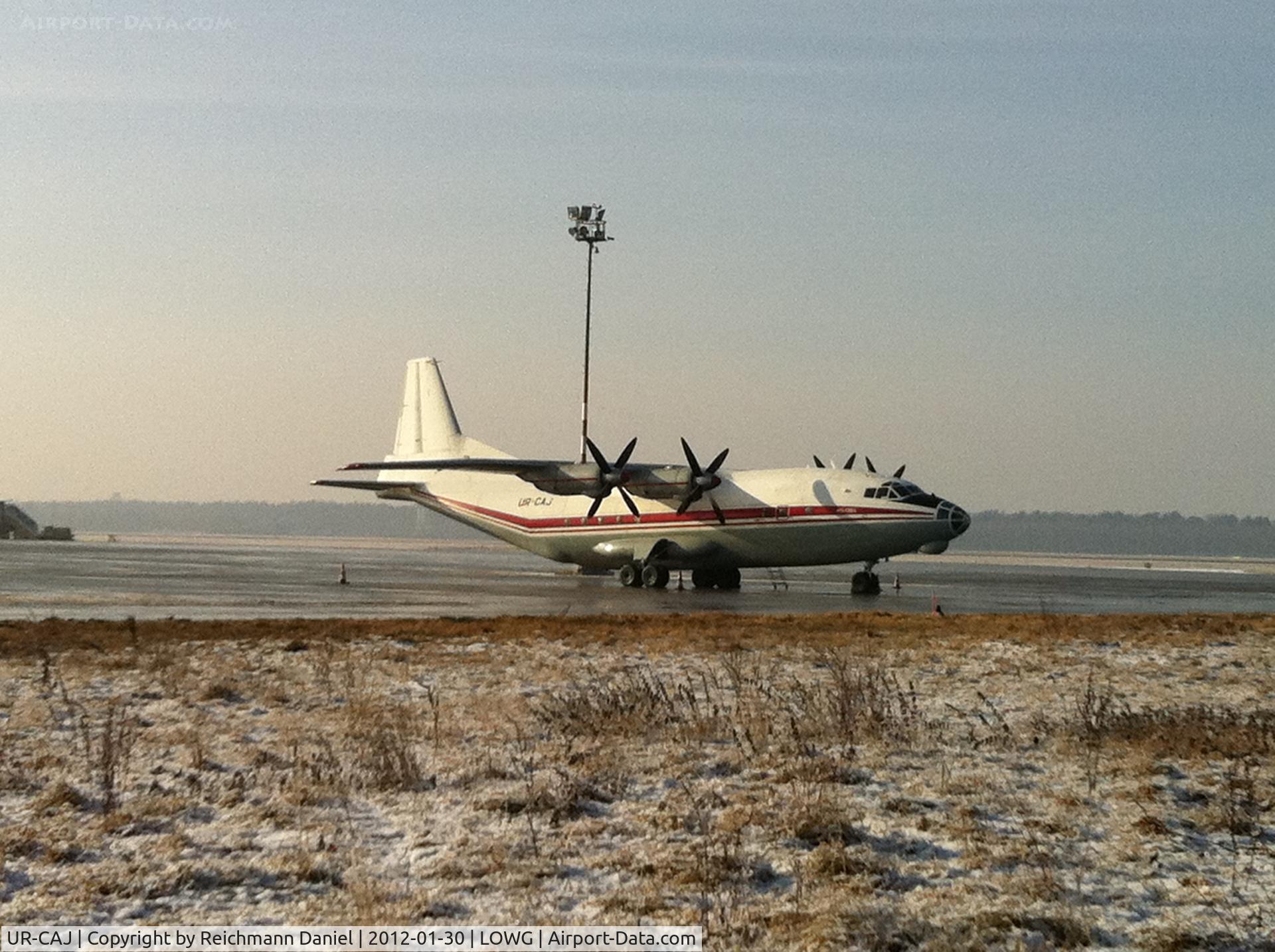 UR-CAJ, Antonov An-12BK C/N 8346106, With the first snow of the year :)