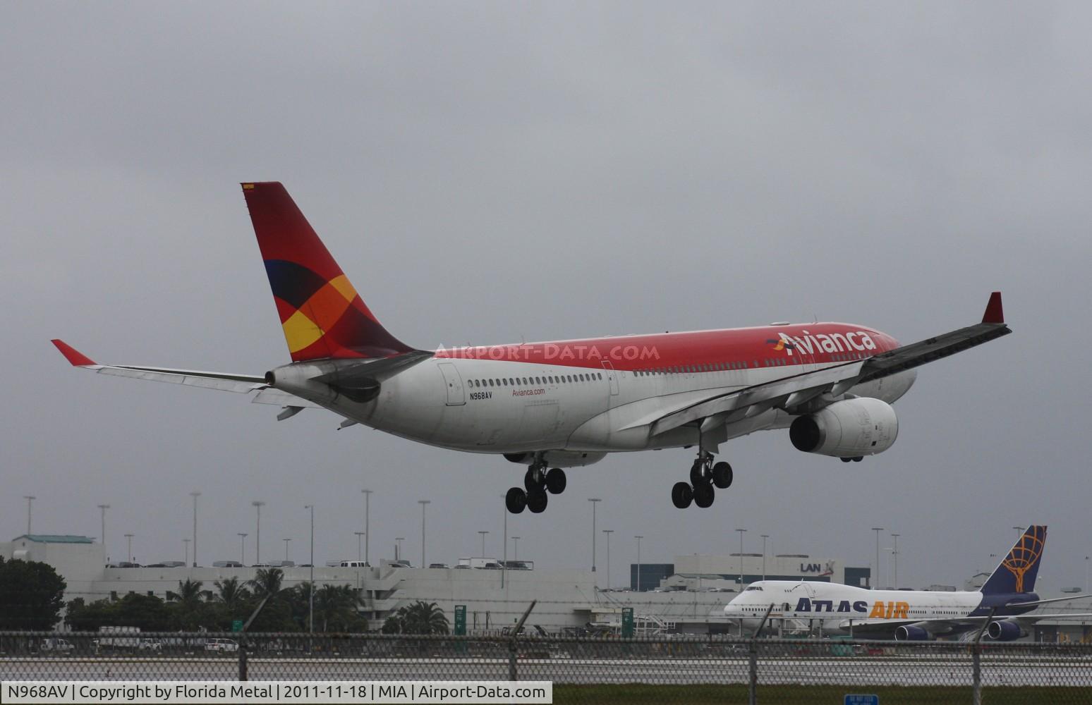 N968AV, 2009 Airbus A330-243 C/N 1009, Avianca A330-200