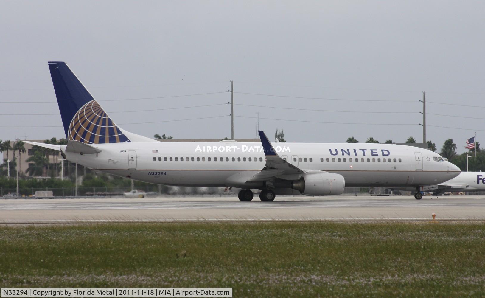 N33294, 2005 Boeing 737-824 C/N 34000, United 737