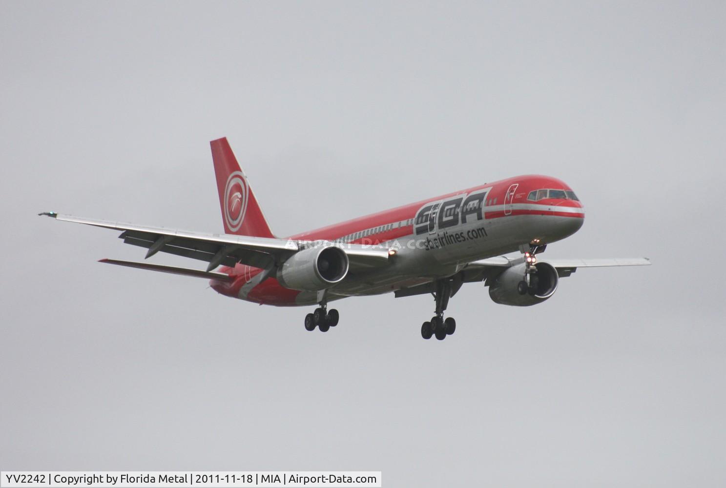 YV2242, 1988 Boeing 757-236 C/N 24119, Santa Barbara 757