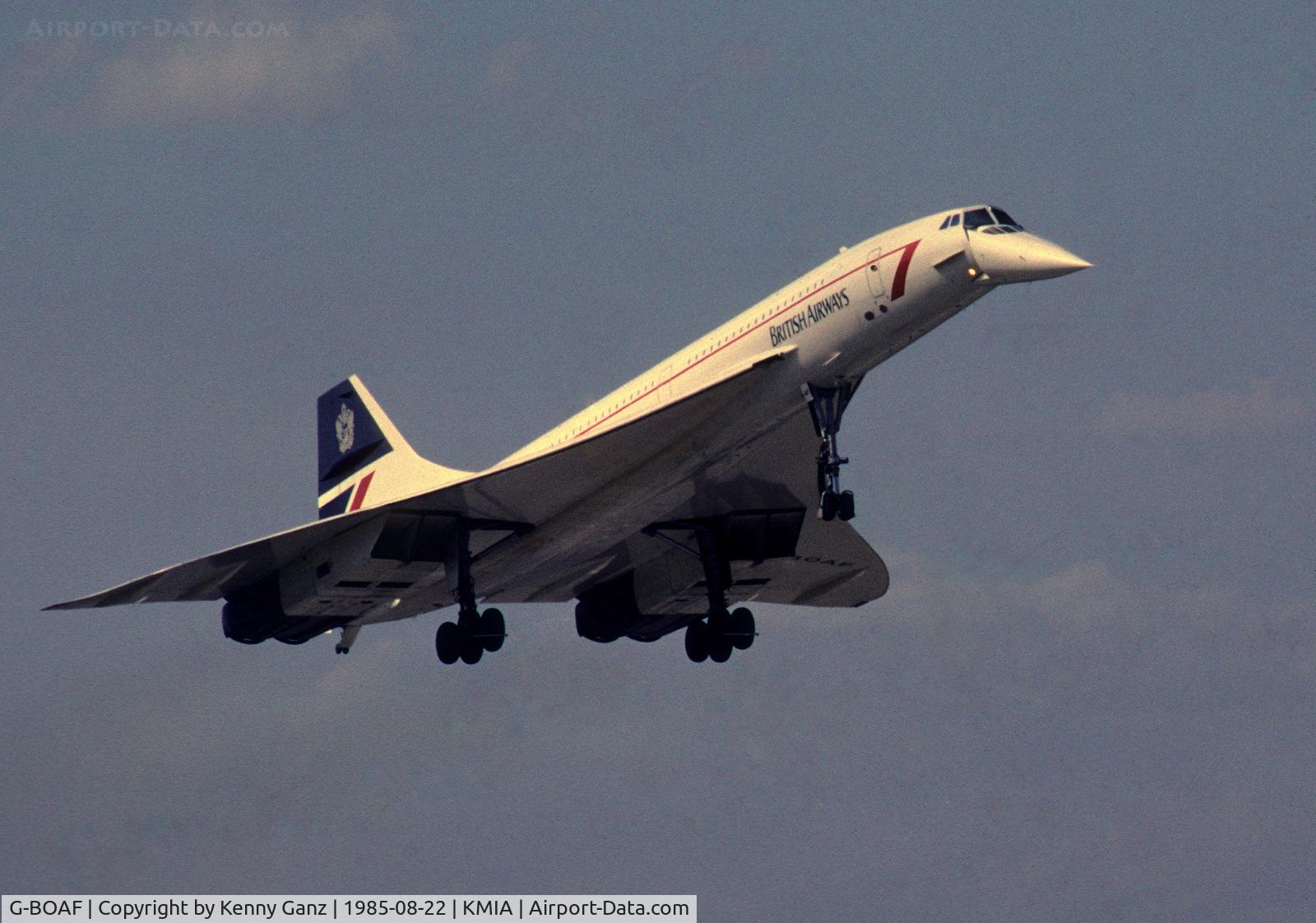 G-BOAF, 1979 Aerospatiale-BAC Concorde 1-102 C/N 100-016, Over the Fence