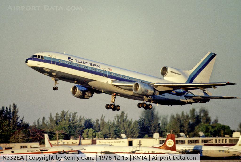 N332EA, 1975 Lockheed L-1011-385-1 TriStar 1 C/N 193A-1123, Eastern TriStar
