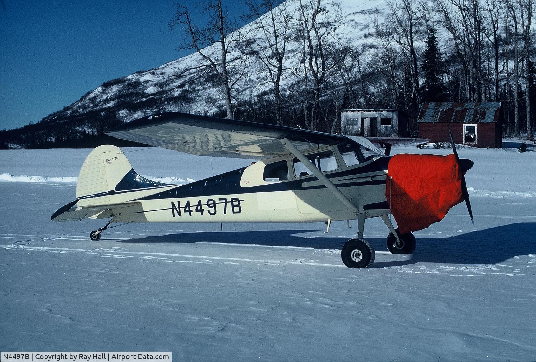 N4497B, 1955 Cessna 170B C/N 26841, On the lake