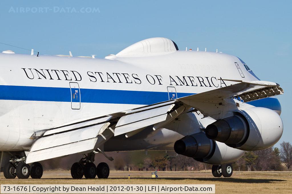 73-1676, 1973 Boeing E-4B C/N 20682, It was very impressive to see this aircraft taxi by so close.