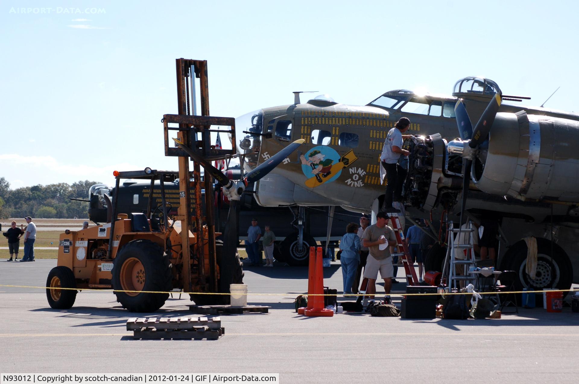 N93012, 1944 Boeing B-17G-30-BO Flying Fortress C/N 32264, 1944 Boeing B-17G N93012 