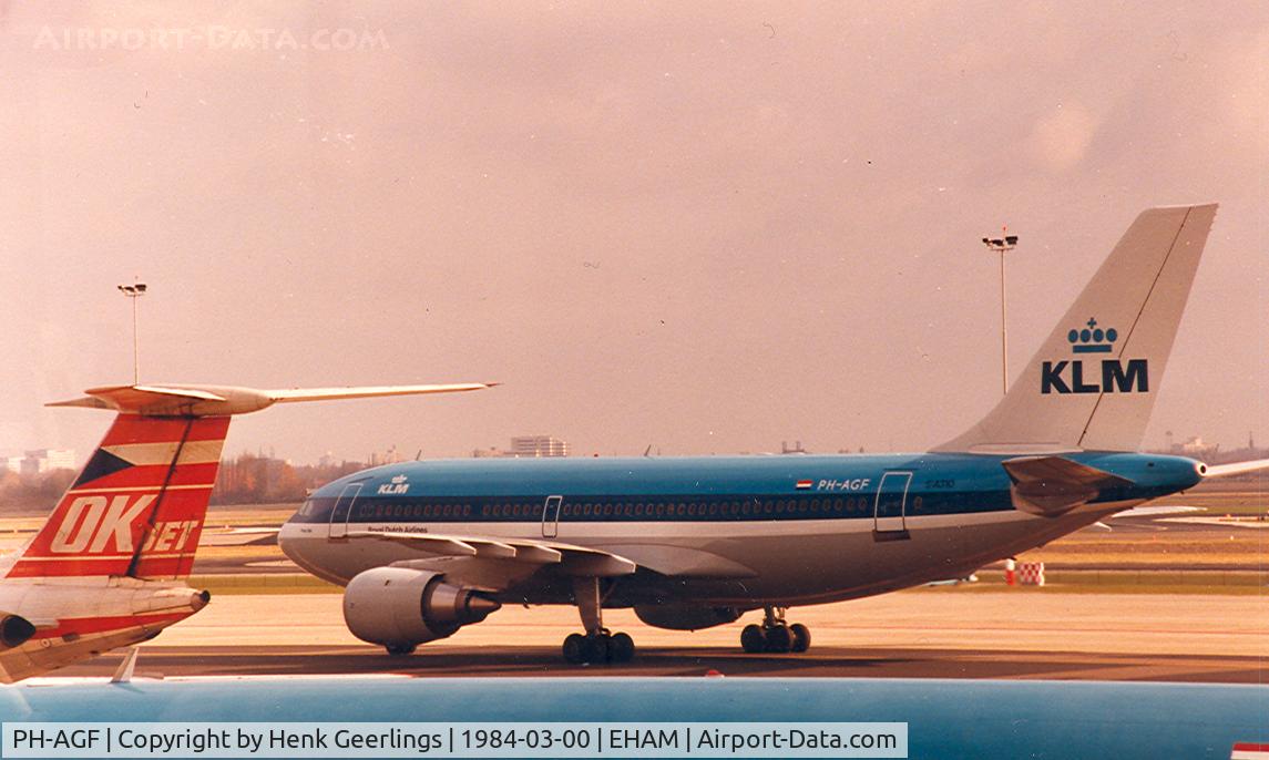 PH-AGF, 1984 Airbus A310-203 C/N 297, KLM