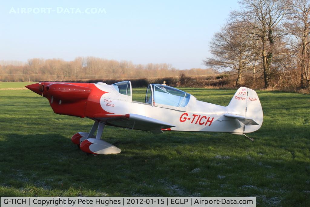 G-TICH, 2001 Taylor JT-2 Titch C/N PFA 060-3213, G-TICH Taylor Titch on a beautiful winter day at Brimpton, Berks UK