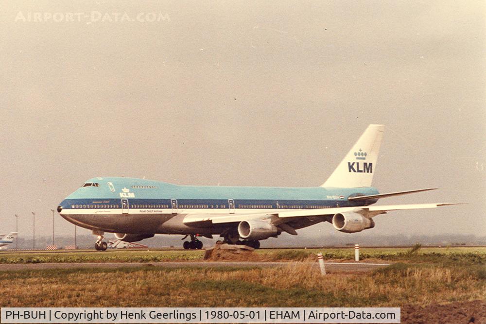 PH-BUH, 1975 Boeing 747-206B C/N 21110, KLM , lateron converted to 206B SUD , streched upper deck
