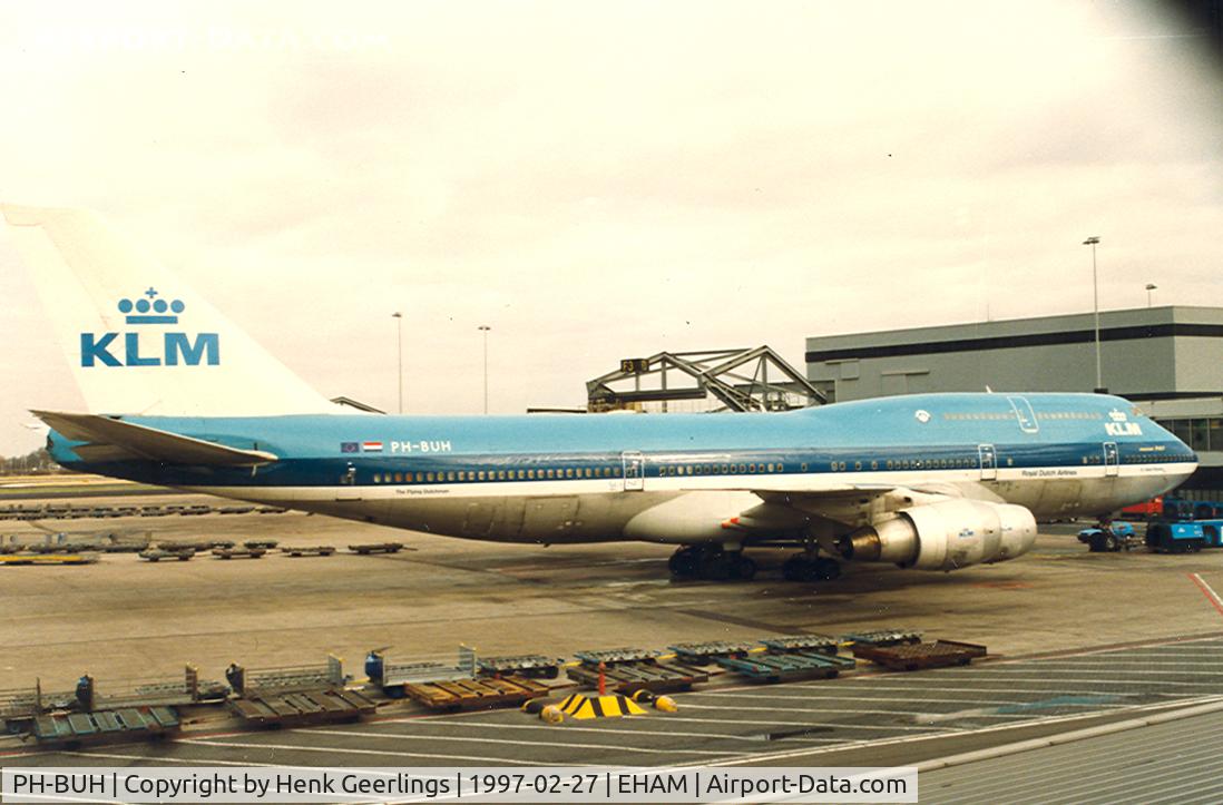 PH-BUH, 1975 Boeing 747-206B C/N 21110, KLM , B747-206B SUD