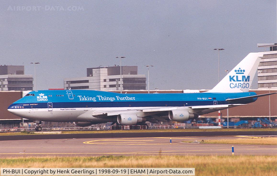 PH-BUI, 1975 Boeing 747-206B C/N 21111, KLM Cargo , Full Freighter , logo = Taking Things Further =