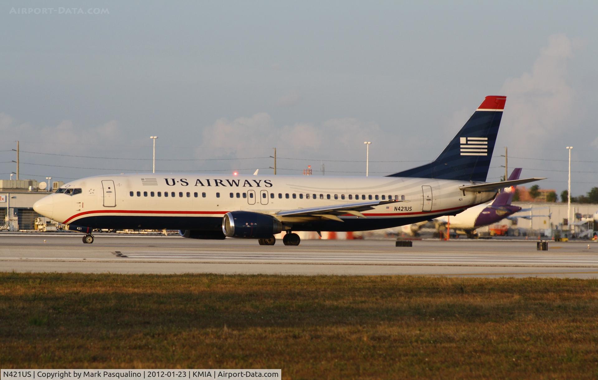 N421US, 1989 Boeing 737-401 C/N 23988, Boeing 737-400